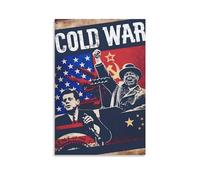 REDCHAMBER American Military Propaganda Cold War Poster Canvas Poster Wall Art Picture Prints Hanging Photo Decor Home Posters Artworks 20x30inch(50x75cm)