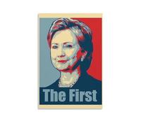 REDCHAMBER American Politician Hillary Clinton Poster Print Photo Art Painting Canvas Poster Home Modern Decor Posters 12x18inch(30x45cm)
