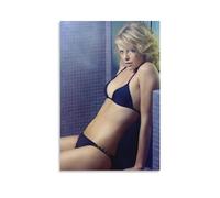 REDCHAMBER American Television Actresses Charlize Theron Retro Sexy Poster Canvas Painting Poster Wall Art Decorative Picture Prints Modern Decor 12x18inch(30x45cm)