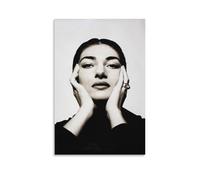 REDCHAMBER Greek Actors And Celebrities Maria Callas Retro Poster Print Photo Art Painting Canvas Poster Home Modern Decor Posters 20x30inch(50x75cm)