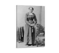 REDCHAMBER Harriet Tubman, African-American, Served in The Civil War Canvas Wall Art Prints Poster Photo Picture Painting Posters Room Decor 08x12inch(20x30cm)