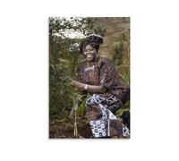REDCHAMBER Kenyan Scientists Wangari Maathai Poster Artworks Canvas Poster Wall Art Prints Home Modern Decor 08x12inch(20x30cm)
