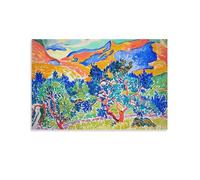 REDCHAMBER Mountains at Collioure André Derain Painter's Poster Posters Art Print Wall Photo Paint Poster Hanging Picture Family Decor 20x30inch(50x75cm)