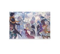 REDCHAMBER Re Zero Starting Life in Another World Japen Anime Poster Canvas Wall Art Prints Poster Photo Picture Painting Posters Room Decor 12x18inch(30x45cm)