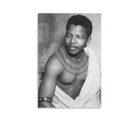 REDCHAMBER South African Revolutionaries Nelson Mandela Retro Poster Poster Cool Artworks Painting Wall Art Canvas Prints Hanging Picture Posters 08x12inch(20x30cm)