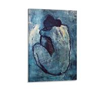 REDCHAMBER Spanish Cubist Painter Pablo Picasso Blue Nude Poster Picture Print Canvas Poster Wall Paint Art Posters Decor Modern Home Artworks 08x12inch(20x30cm)