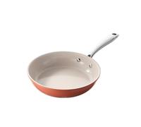 Redchef Ceramic Non Stick Frying Pan 20cm, Nonstick Skillet 8 Inch with Stay Cool Handle, Induction Hob Compatible, PTFE & PFAS & PFOA Free, Oven Safe (Pumpkin Orange)