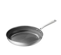 Redchef Hybrid Ceramic 28cm/11in Frying Pans Nonstick,Ceramic Skillet with Stay-Cool Handle,Non Toxic,PFAS PFOA/PTFE Free,Dishwasher/Oven Safe,Compatible with All Cooktops (Black)