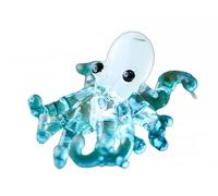 redchocol8® Handmade Tiny Miniature Turquoise Little Glass Octopus Figurine Gloss Garden Home Decor Ornament Gift Terrariums