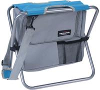 Redcliffs Camping Stool Foldable with Coolerbag One Size Blue