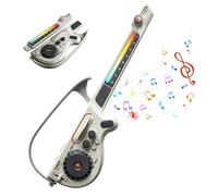 RedCrab Children's Musical Guitar Play Set, Kid Electric Smart Stringless Guitars with DJ Turntable, Bluetooth & Lights, 4 Tones/3 Styles, Toy Guitar for Music Education Beginners (Gray-Green)