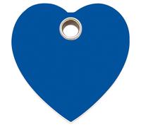 RedDingo Cat Brand Heart Dark Blue With Engraving S 20X20Mm Customizable