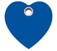 RedDingo Cat Brand Heart Dark Blue With Engraving S 20X20Mm Customizable