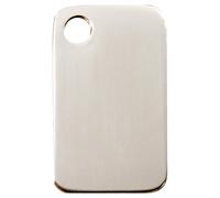 RedDingo Cat Brand Stainless Steel Customizable Rectangle 13.7x22.2mm S