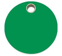 RedDingo Cat Tag Green Plastic 20mm Individually Engravable S