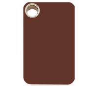 RedDingo Dog Tag Rectangle Brown Personalized With Engraving For Dogs