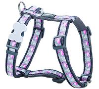 RedDingo Fancy Dog Harness Size 4 Flamingo Grey 1 Unit