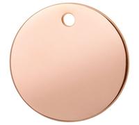 RedDingo Titan Dog Tag Circle Pink, Engraving, Customizable, Durable
