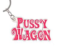 RedDoor_Hill Pussy Wagon Letter die-Casting Keychain Pink Letter Key Chain, Pink, Medium