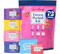 RedDrop First Period Kit for Girls Ages 9-12 - Tween Period Kit with Pads, Wipes & Essentials for Teens