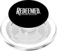 Redeemed By His Blood Christian Glory Faith Backprint PopSockets PopGrip for MagSafe