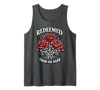 Redeemed from The Dark By Grace Punk Vintage Christian Emo Tank Top