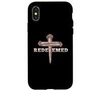 Redeemed Jesus Cross The Way The Truth The Life ART ON BACK Case for iPhone X/XS