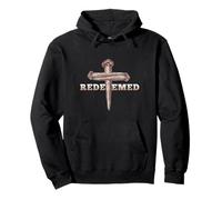 Redeemed Jesus Cross The Way The Truth The Life God BLess Pullover Hoodie