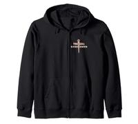 Redeemed Jesus Cross The Way The Truth The Life God BLess Zip Hoodie