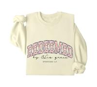 Redeemed Sweatshirt Christian God Redeemed By His Grace Shirt Unisex