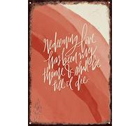 Redeeming Love Has Been My Theme Inspirational Wall Art Print Ready To Frame Motivational Wall Art Home Decor Office Perfect For Building Confidence In Children Friends Graduates 8 X 12 Inch