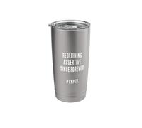Redefine Assertiveness for Eternity Funny Enneagram 8 Stainless Steel Insulated Tumbler