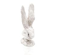 Redemption Angel Statues - Peaceful Thinker Angel Figurine for Church Yard Patio Lawn Garden Courtyard Prayer Fairy Ornaments Outside Statuette Gazebo Porch Decorations GDST05B