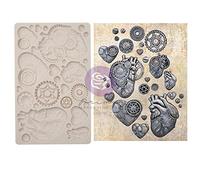 Redesign with Prima 655350969448 Steampunk Hearts Clay, Soap Making Molds, Pottery & Modelling Clays, 5 x 8 x 8 mm