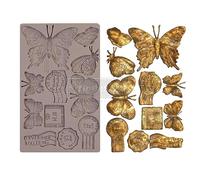 Redesign with Prima Redesign Furniture Decor Moulds® Butterfly in Flight 5"x8",8Mm Thickness for Funiture Dresser, Chocolate,Cake,Candy,Backery,Soap,Polymer Clay, earthen Clay