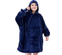REDESS Blanket Hoodie Sweatshirt, Wearable Blanket Oversized Sherpa with sleeves and giant pocket, cozy hoodie for adults kids