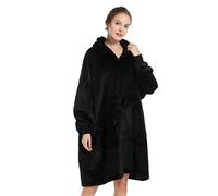 REDESS Blanket Hoodie Sweatshirt, Wearable Blanket Oversized Sherpa with sleeves and giant pocket, cozy hoodie for adults kids