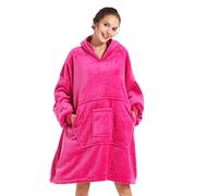 REDESS Blanket Hoodie Sweatshirt, Wearable Blanket Oversized Sherpa with sleeves and giant pocket, cozy hoodie for adults kids