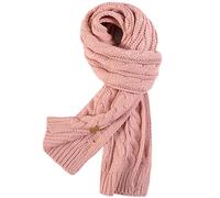 REDESS Women's Big Knit Scarf Winter Warm Long Wrap Cashmere Wool Thick Winter Large Chunky Scarf for Women