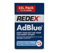 Redex AdBlue 10 Litres - ISO 22241 Diesel Exhaust Fluid for SCR Vehicles - 10L Total (2 x 5L) with Easy Pour Spouts - Reduces NOx Emissions