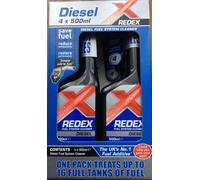 Redex Diesel Fuel System Cleaner 4 x 500ml