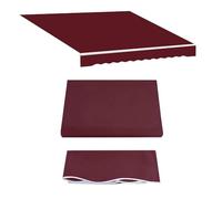 REDEXI Deck Awnings Replacement Canopy Cloth, Polyester Retractable Awning Canvas For Door Window Market Deck, Waterproof Awning Cover Replacement((6.6x5ft) 2x1.5m)