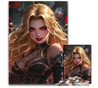 RedEyed Blonde Warrior Puzzle 1000Pieces Jigsaw Jigsaw Puzzles Educational Brain Teaser Artistic Home Office Decor 14 Age 1000 PCS(75x50cm)