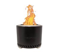 RedFire Matt Black Fire Pit Volcano Pellet Large Outdoor Fireplace 38cm RedFire Black