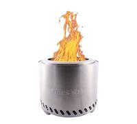 RedFire Stainless Steel Fire Pit Volcano Pellet Large Outdoor Fireplace 38cm in Silver RedFire Silver