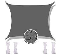 Redfire Sun Shade Sail Canopy Waterproof 2.5X2.5M, Safety Shade Sails Oxford Cloth with Fastening Rope Tasteless for Sandbox Dark Gray