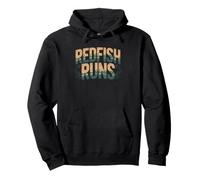 Redfish Tournament Run Migration Season Fishing Identity Pullover Hoodie