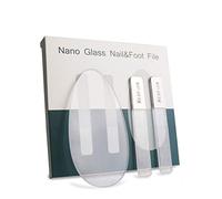 RedFlow Nail Buffer Set Contains 2 Nano Glass Nail Files and 1 Nano Glass Foot File,Professional Manicure Set,Nail Files for Natural Nails Removing Calluses,Dead Skin,Dry and Cracked