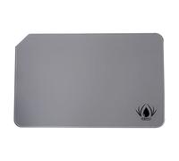 Redgrass Glass Palette for Oil Painting, Acrylics, Miniature Painting - 12.9" Studio XL - Tempered Glass with Bevelled Edges - 4 Rubber feet - Light Gray Backing