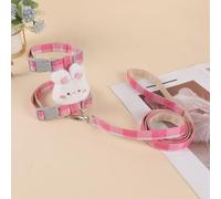 RedGrid Escape Proof Cat Harness & Leash - Outdoors Walking Kitten Harness - M, Red Grid